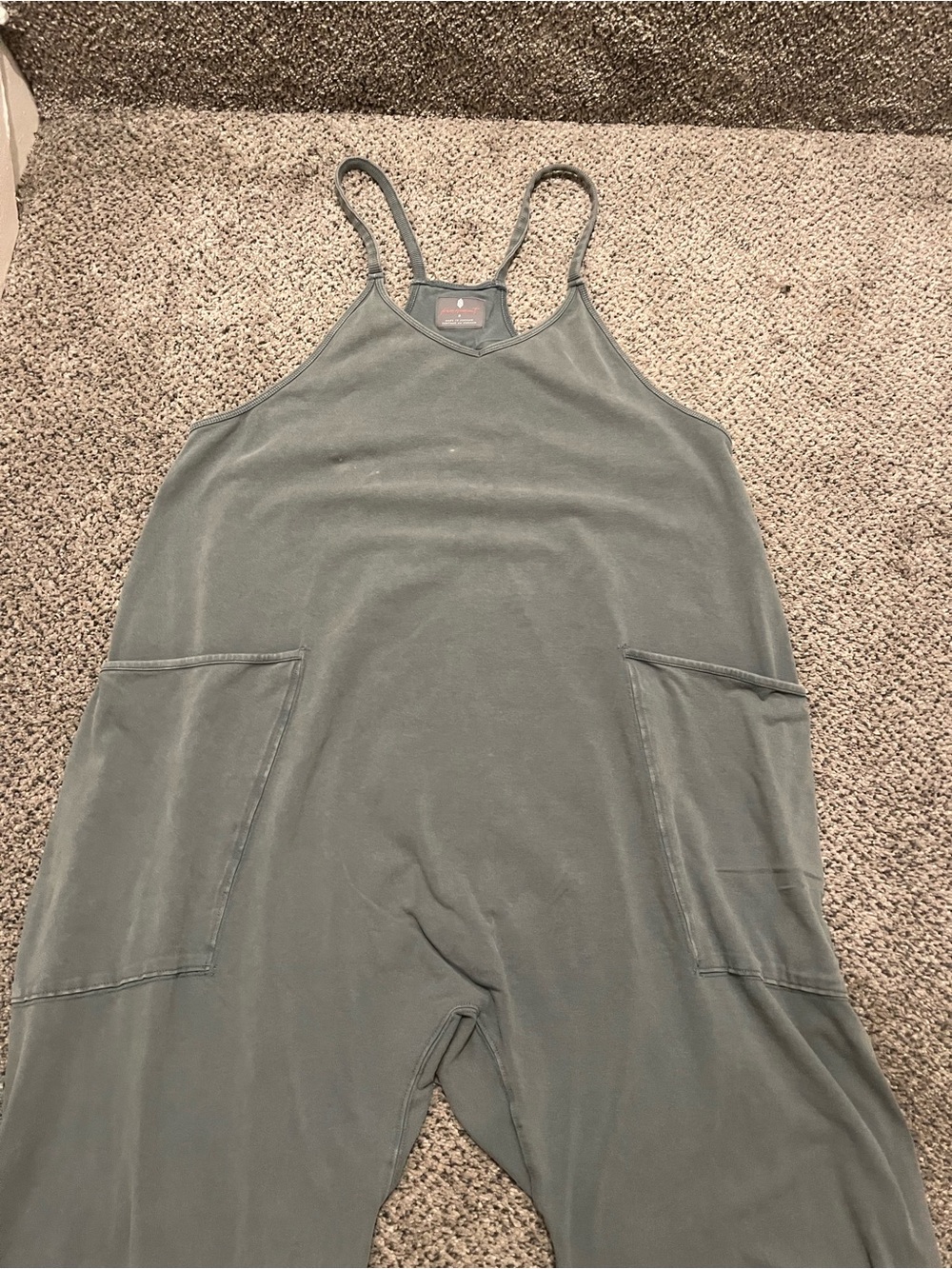 Free People Movement Hot Shot Onesie Sea Grass Green S - Picture 3 of 6